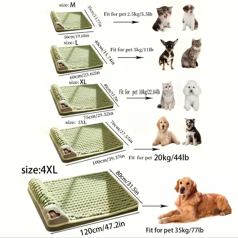 Comfortable Thickened Dog Cat Bed Pad Anti Slip