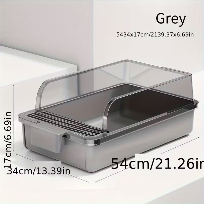 Cat Litter Box Semi Enclosed