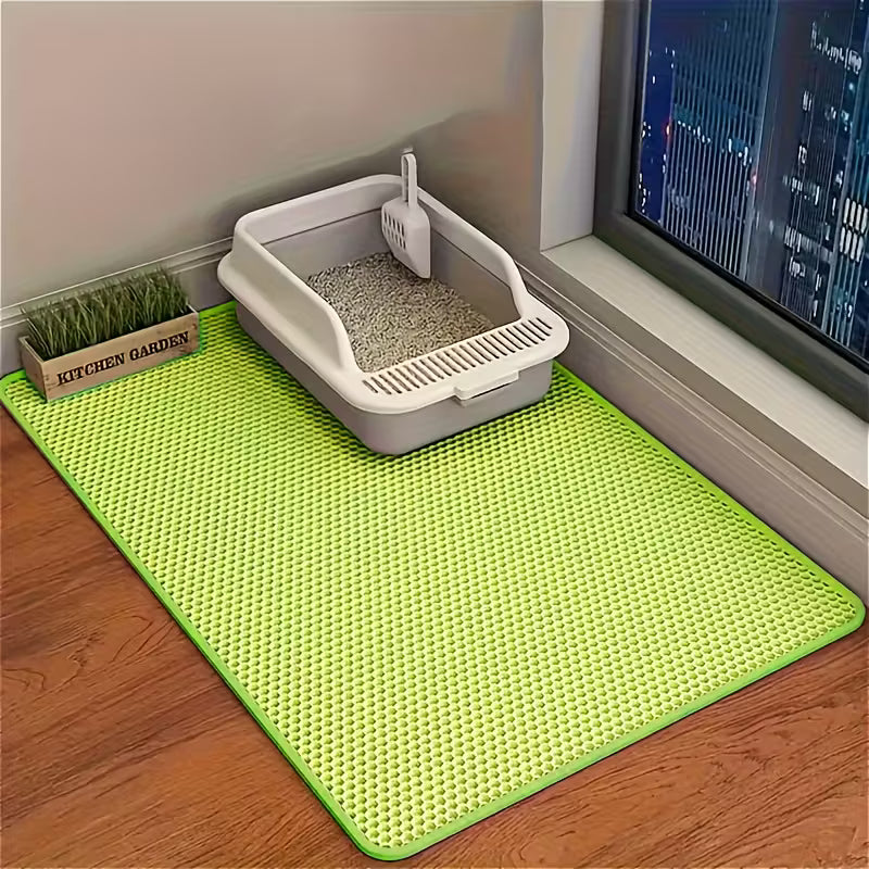 Double Layer Cat Litter Mat Anti-Slip
