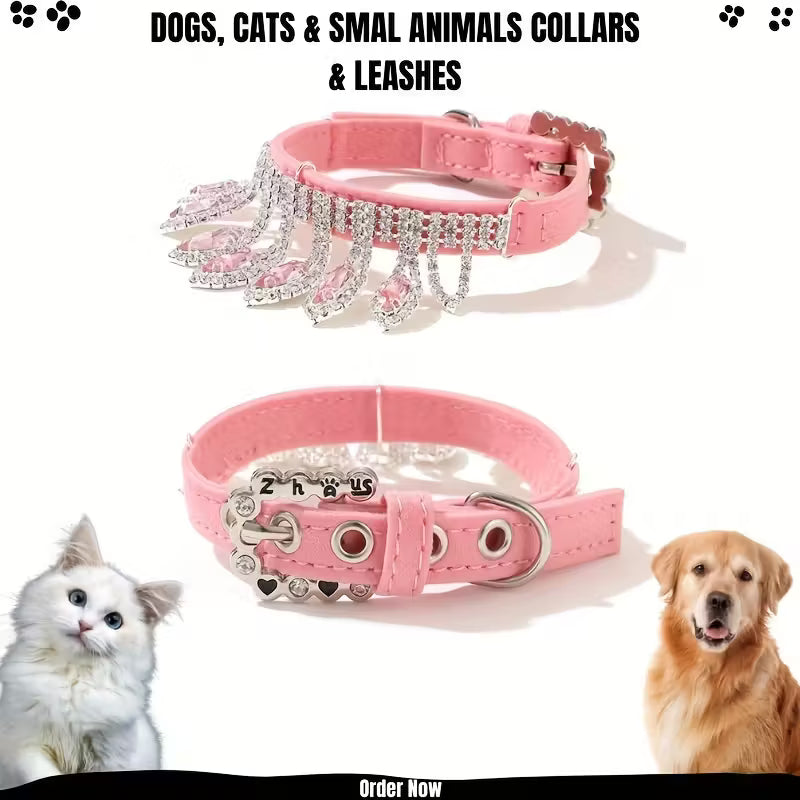 Fashion Jeweled Pet Collar