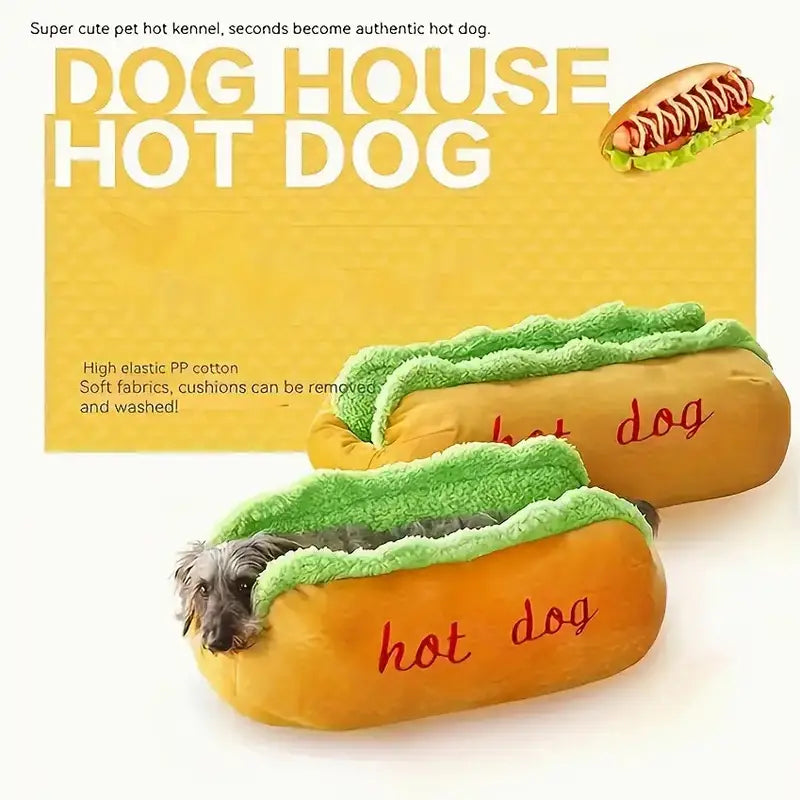 Super Cute Pet Dog Bed Hot Dog