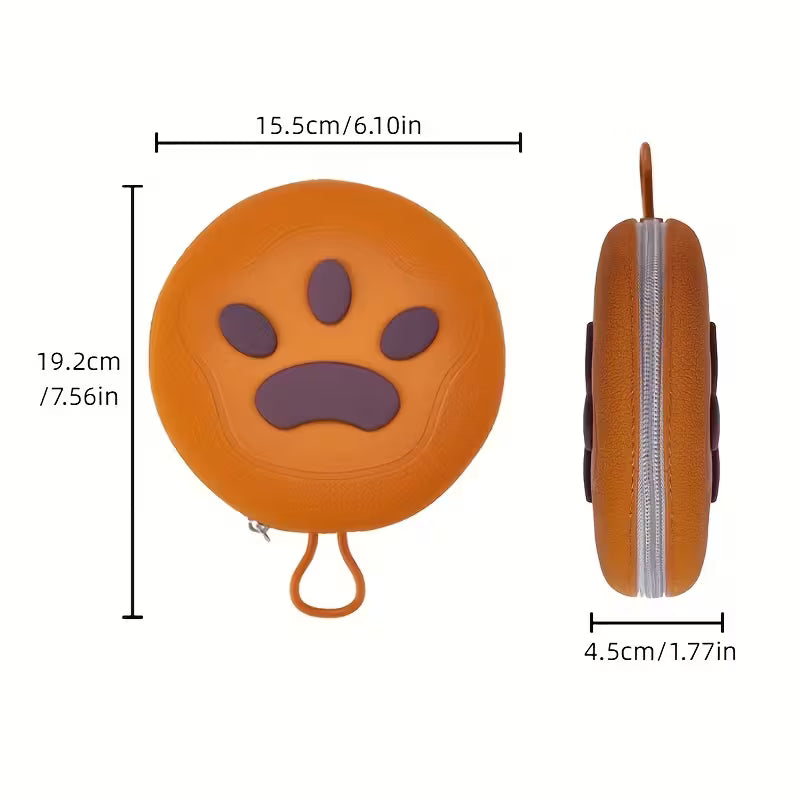 Pet Dog Travel Silicone Bowl