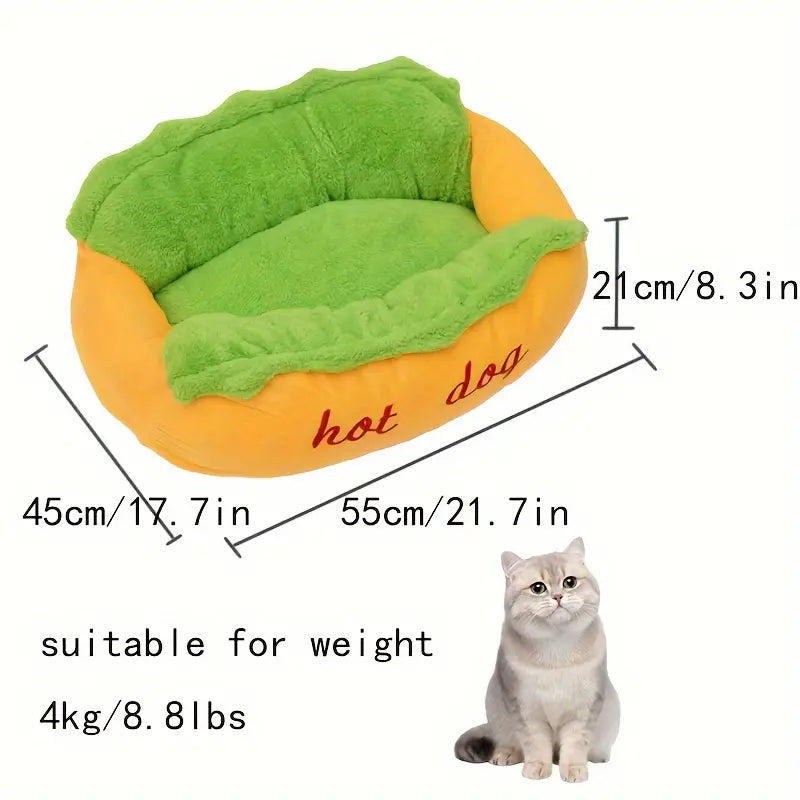 Super Cute Pet Dog Bed Hot Dog