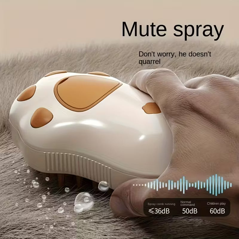 Pet Paw 3-in-1 Electric Pet Steam Brush