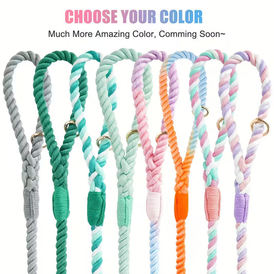 Strong & Stylish Braided Rope Dog Leash