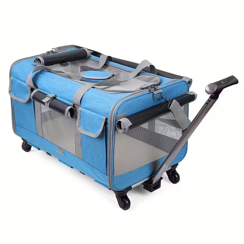 Large Foldable Extra Large Portable Pet Trolley