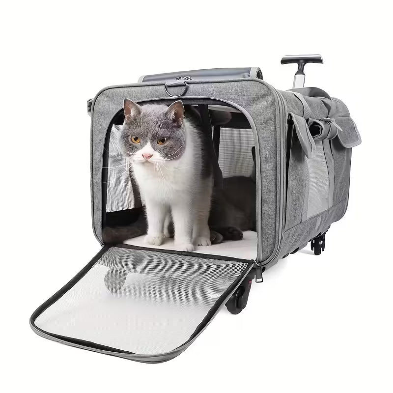 Large Foldable Extra Large Portable Pet Trolley