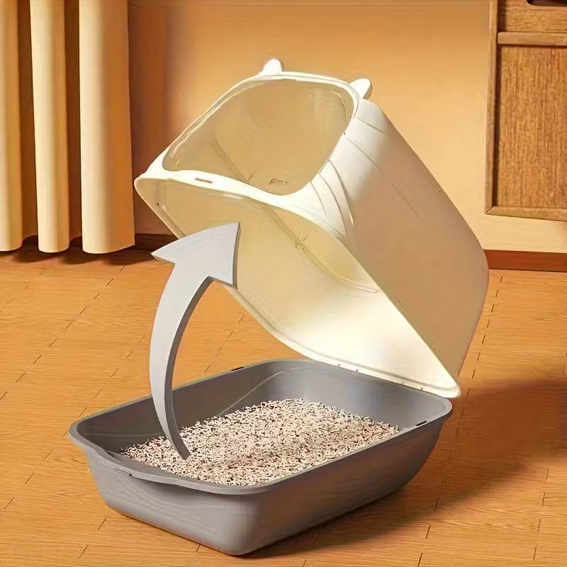 Modern Style Cat Litter Box with Scoop