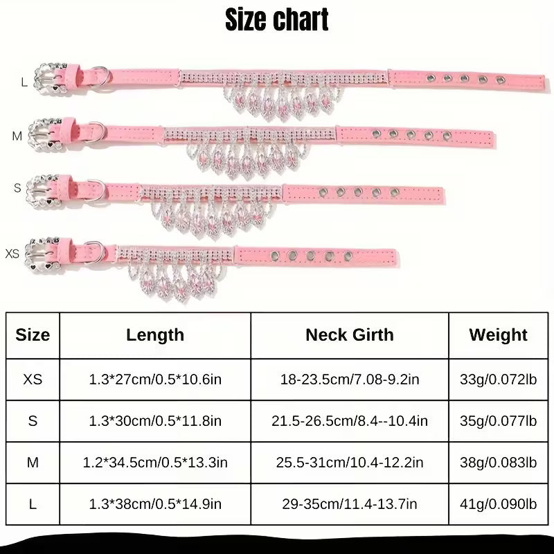 Fashion Jeweled Pet Collar