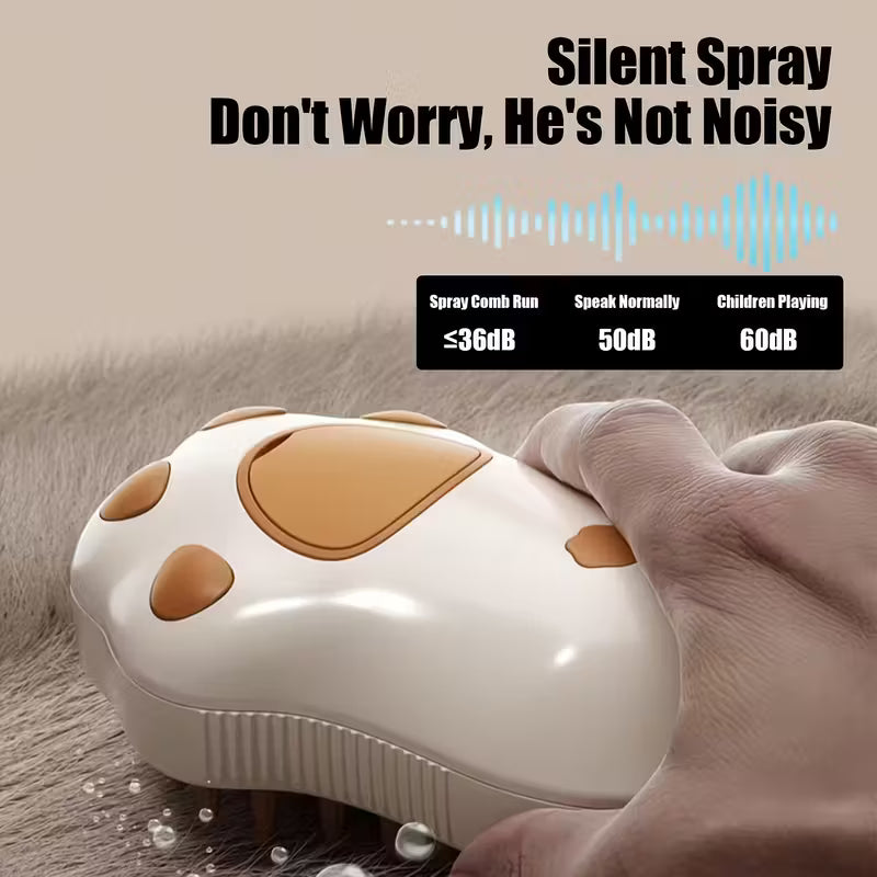 Pet Paw 3-in-1 Electric Pet Steam Brush