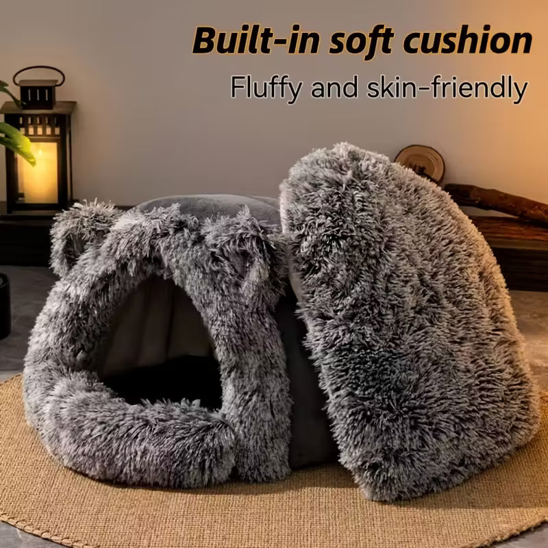 Warm Fleece Cat Cave