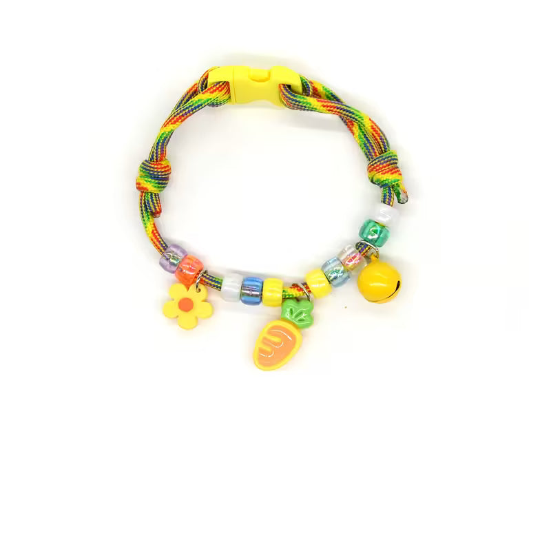 Colorful Pet Collar with Bell & Cute Charms