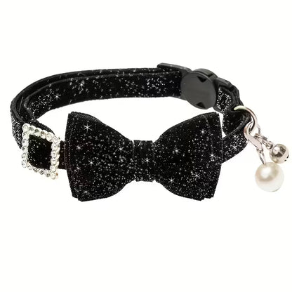 Bow Bling Cute Cat Collars