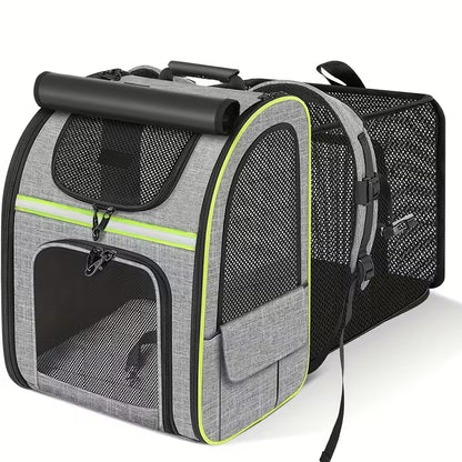Expandable Cat & Small Dog Backpack Carrier