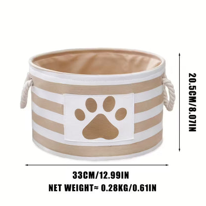 Pet Toy Storage Basket Box