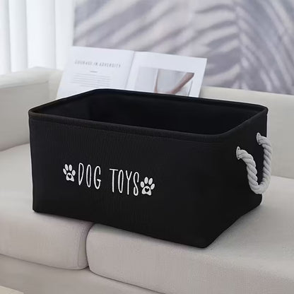 Pet Toy Storage Basket "Dog Toys"