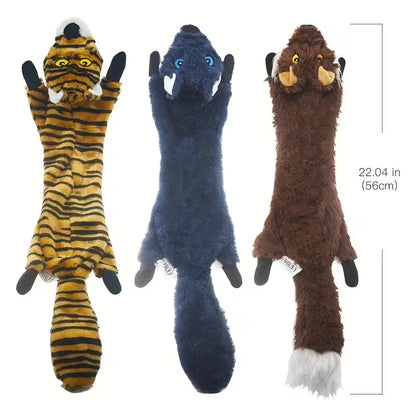 Squeaky Plush Dog Toys Pack of 5