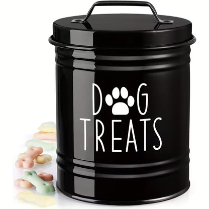 Iron Dog Food Storage Bucket with Airtight Lid