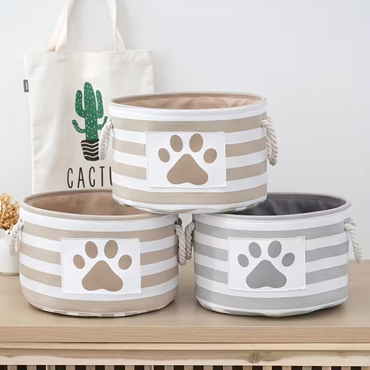 Pet Toy Storage Basket Box