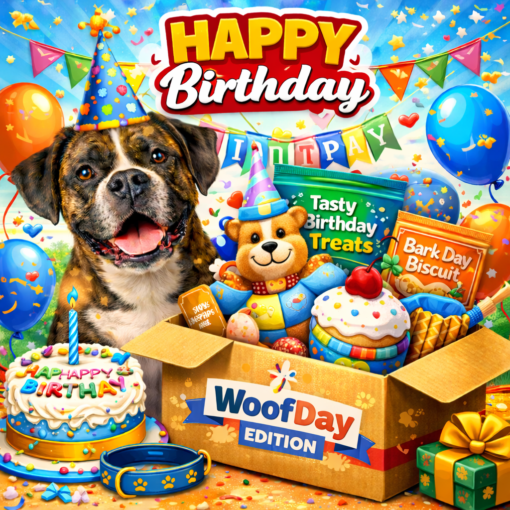 Woofday Dog Birthday Box