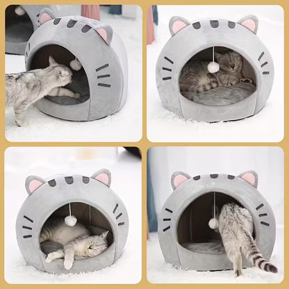 Cozy Cat Cave Bed