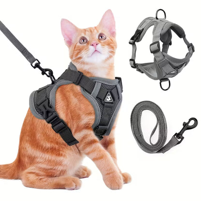 Cat Reflective Harness and Leash