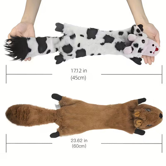 Squeaky Plush Dog Toys Pack of 5