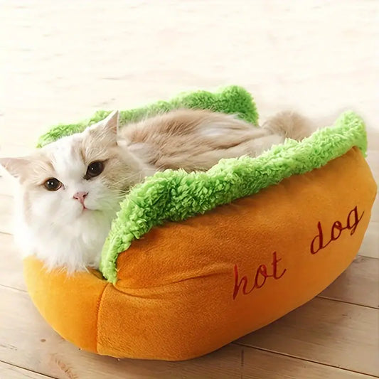 Super Cute Pet Dog Bed Hot Dog