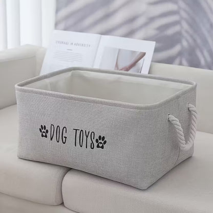 Pet Toy Storage Basket "Dog Toys"