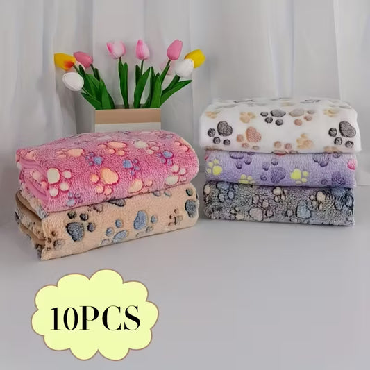 Soft Pet Blanket Set Pack of 10