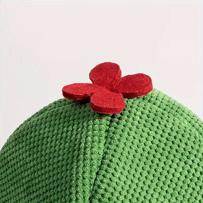 Cactus Plush Cat Bed
