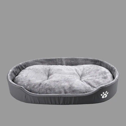 Oval Pet Bed with Enclosed Sides