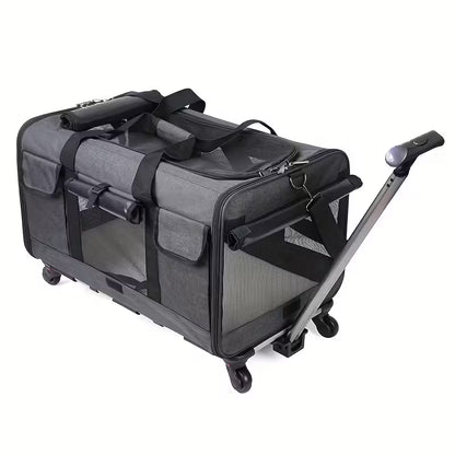 Large Foldable Extra Large Portable Pet Trolley