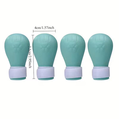 4 Adjustable Silicone Cat Paw Protectors