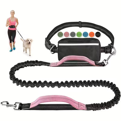 Adjustable Dog Leash & Waist Pack Combo