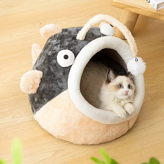 Lanternfish Themed Cat Bed