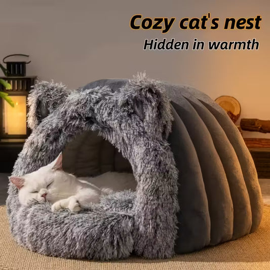 Warm Fleece Cat Cave