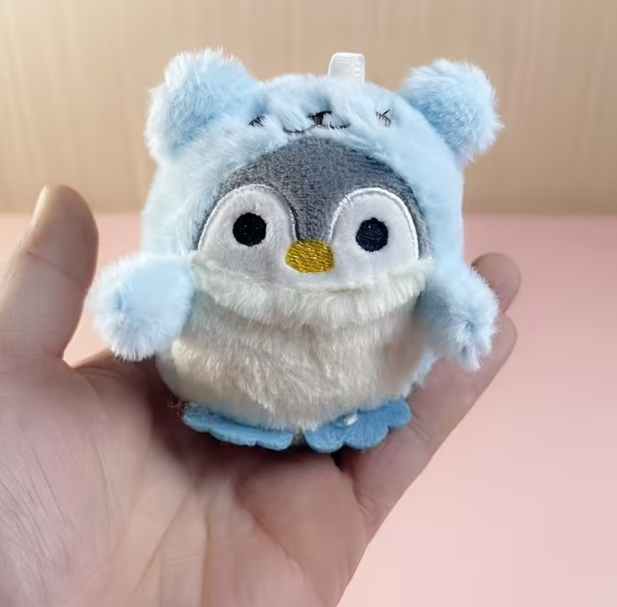 Mini Stuffed Penguin Cat Toy