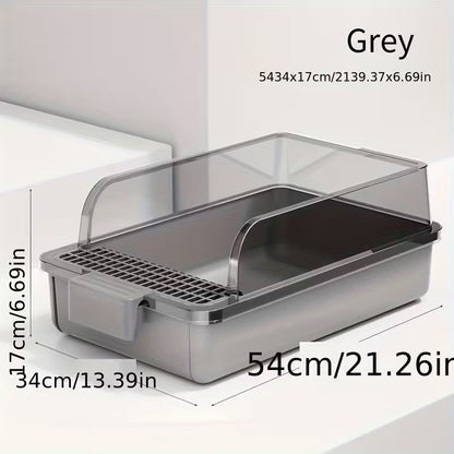 Cat Litter Box Semi Enclosed