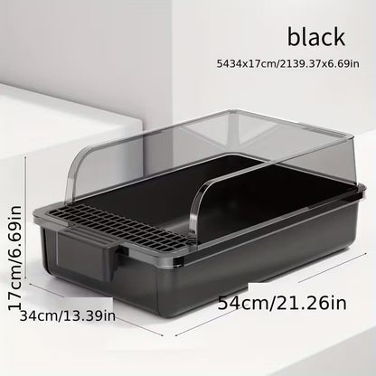Cat Litter Box Semi Enclosed