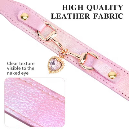 Love Heart Diamond Pet Collar