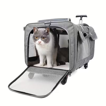 Large Foldable Extra Large Portable Pet Trolley