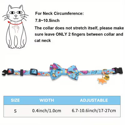 Cute Dinosaur Bowtie Pet Collar