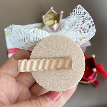 Cat Birthday Crown Hair Clip